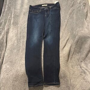 Levi's Dark Blue Straight Leg Women's Jeans